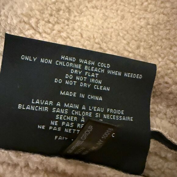 Andrew Marc Men's Faux Leather Sherling Jacket, Espresso (Maxton) NWT - Picture 8 of 10